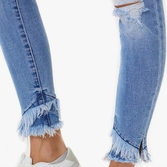 Kancan Distressed Skinny Jeans Size 5/26 NWT - Picture 6 of 9